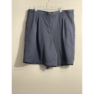Elisabeth by Liz Claiborne Blue Pleated Shorts Women’s Plus Size 20